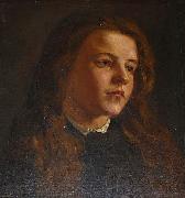 Knud Bergslien Julie painted in 1873 Sweden oil painting artist